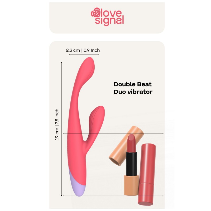 Dreamtoys Love Signal - csiklókaros G-pont vibrátor (piros) 127111 termék bemutató kép