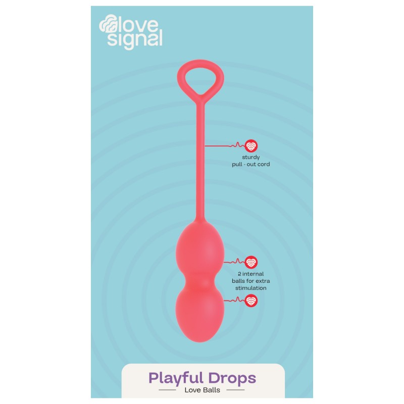 Dreamtoys Love Signal - gésagolyó duo (piros) 127117 termék bemutató kép