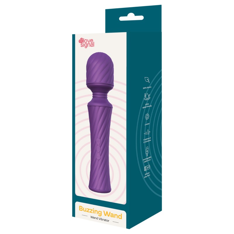 Dreamtoys Love Signal - masszírozó vibrátor (lila) 126826 termék bemutató kép