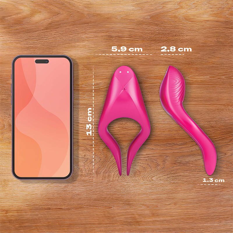 Durex Tease & Ride - Intim pont vibrátor (pink) 121845 termék bemutató kép