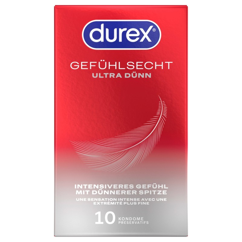 Durex - ultra vékony óvszer (10db) 128451 termék bemutató kép