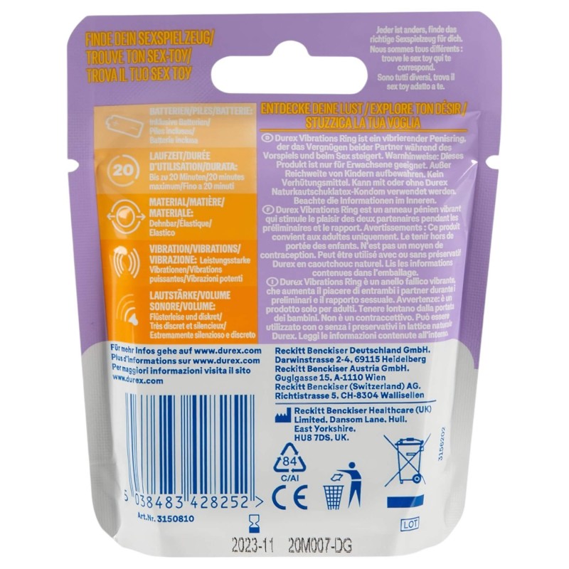 Durex - vibrációs péniszgyűrű 121952 termék bemutató kép