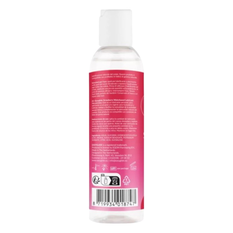 EasyGlide - ízesített vízbázisú síkosító - eper (150ml) 90886 termék bemutató kép
