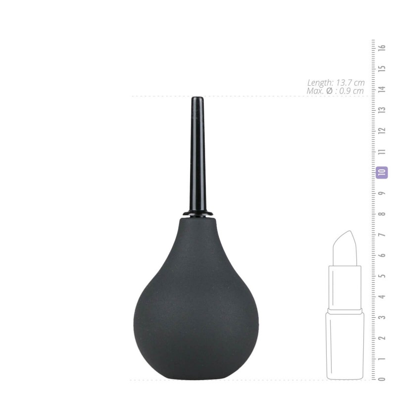 Easytoys - anál zuhany - kicsi (fekete) 31377 termék bemutató kép