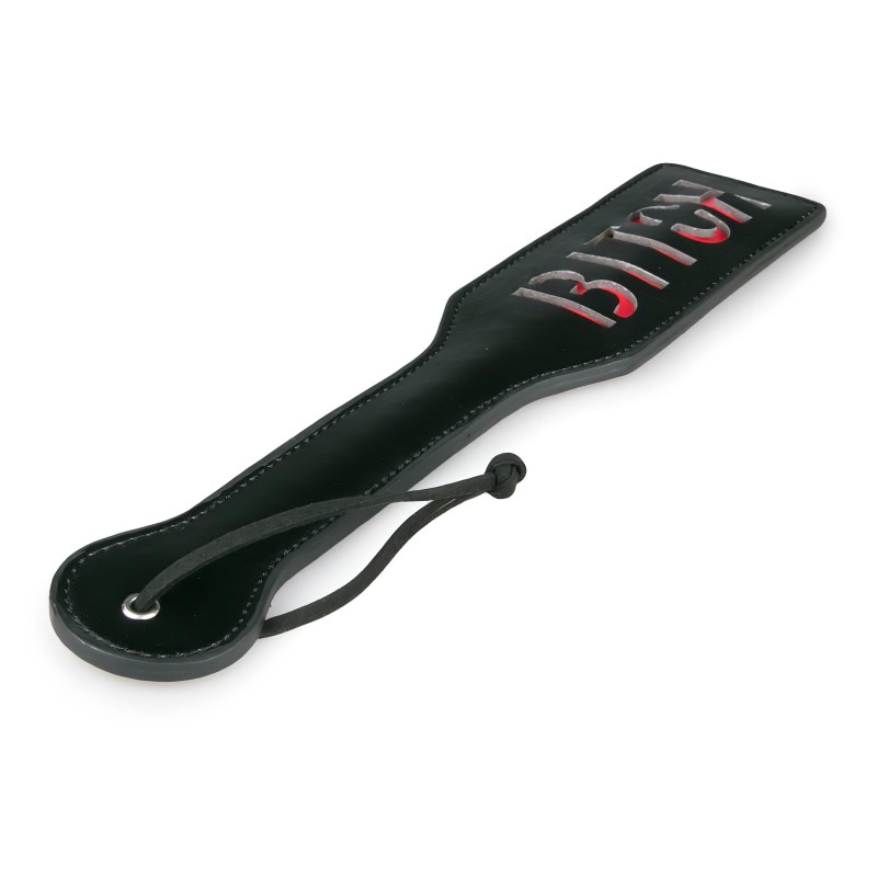 Easytoys Bitch - műbőr paskoló (fekete) 117791 termék bemutató kép