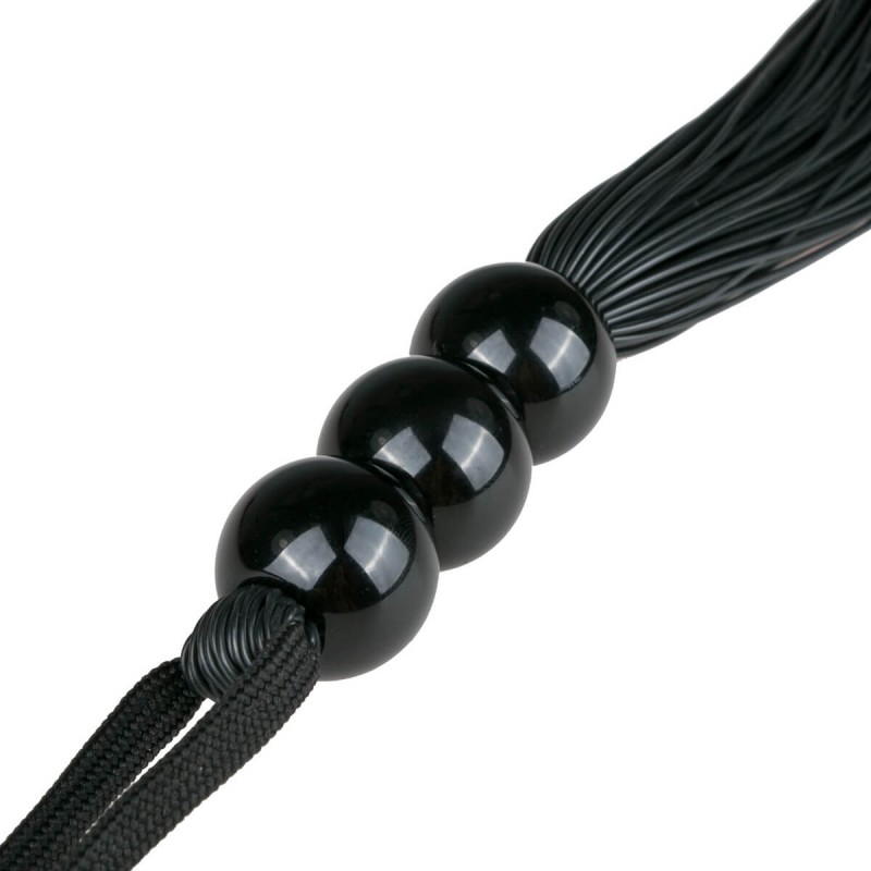 Easytoys Silicone Whip - szilikon korbács (fekete) 53509 termék bemutató kép
