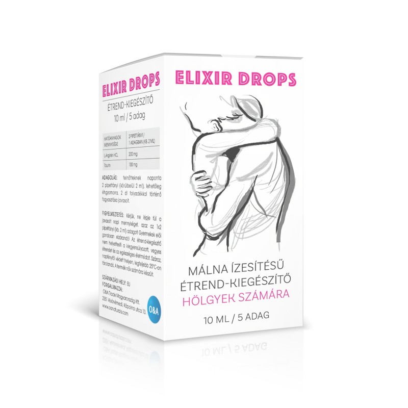 ELIXIR - női vágyfokozó cseppek (10 ml) - málna 102922 termék bemutató kép