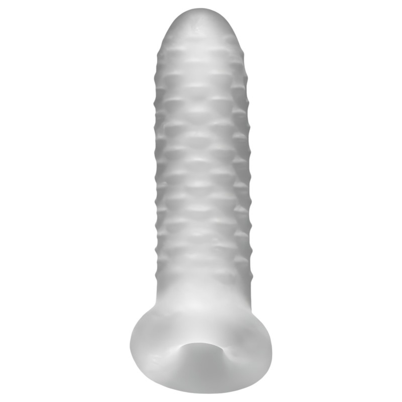 Perfect Fit - Fat Boy Checker Box - péniszköpeny (15 cm, fehér) 134828 termék bemutató kép
