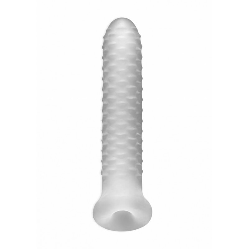 Perfect Fit - Fat Boy Checker Box - péniszköpeny (19 cm, fehér) 47821 termék bemutató kép