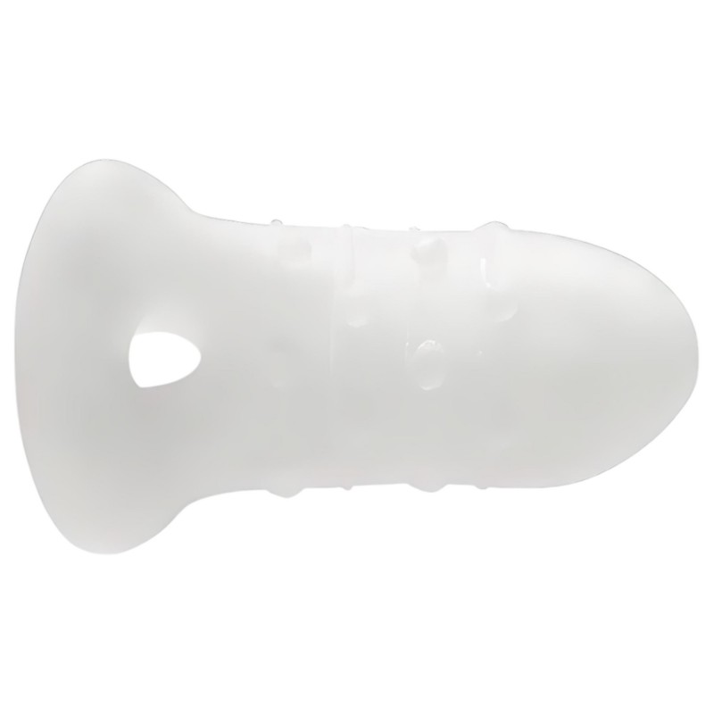 Fat Boy Thin - péniszköpeny (10cm) - fehér 113768 termék bemutató kép