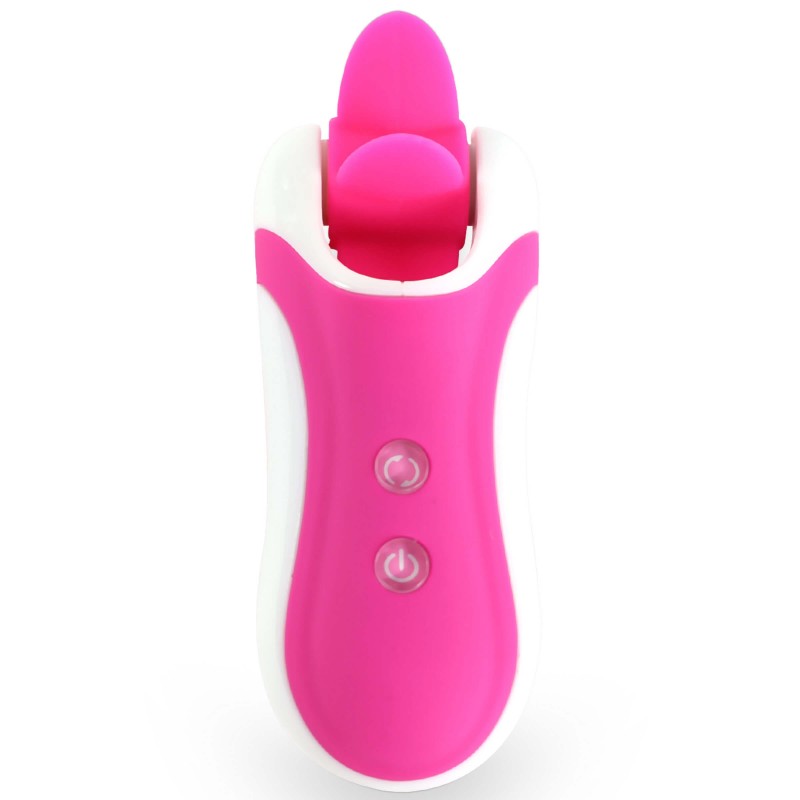FEELZTOYS Clitella - akkus, forgó, orál vibrátor (pink) 30281 termék bemutató kép