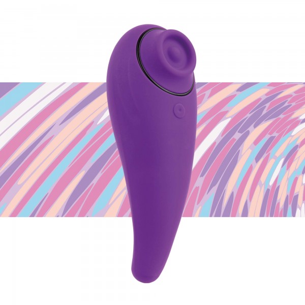 FEELZTOYS Femmegasm - akkus 2in1 csikló vibrátor (lila)