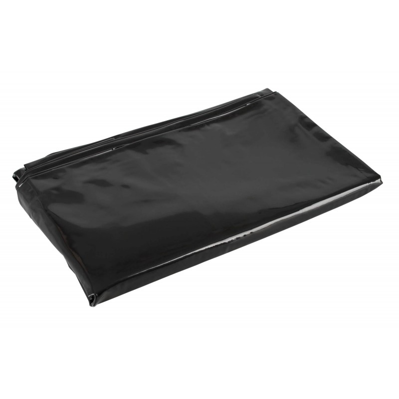 Vinyl szex ágynemű - fekete (135x200cm) 77465 termék bemutató kép