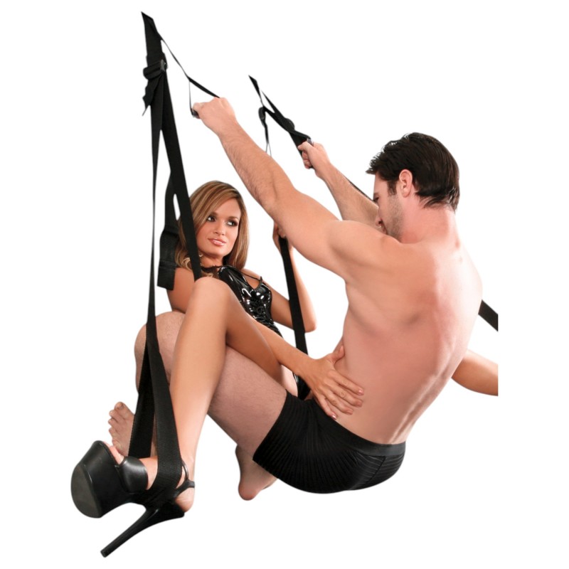 Fetish Fantasy - ajtóra szerelhető szexhinta (fekete) 111577 termék bemutató kép