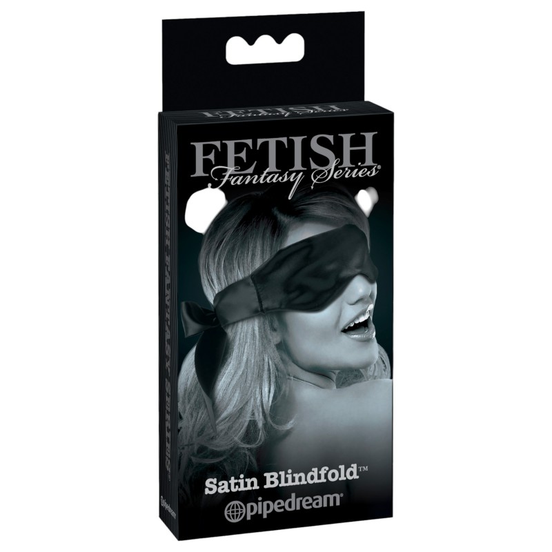 Fetish Fantasy - szatén szemkötő (fekete) 111554 termék bemutató kép