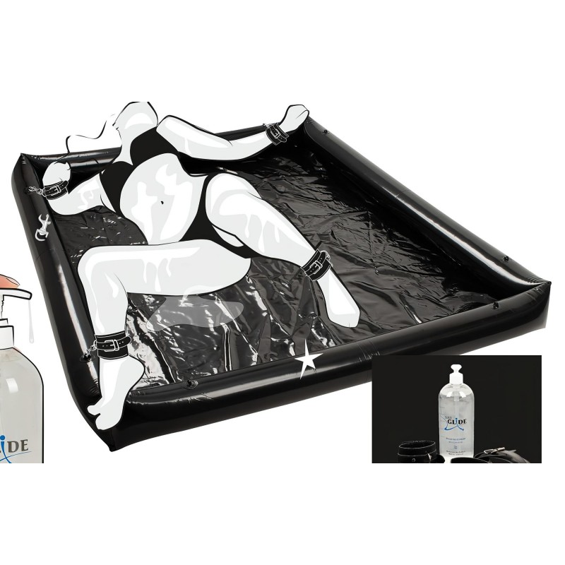 Fetish Glossy Games - orgia medence, bilinccsel (140x185cm) 111289 termék bemutató kép