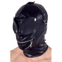 Fetish - variálható gyíkarc maszk (fekete) 26571 termék bemutató kép
