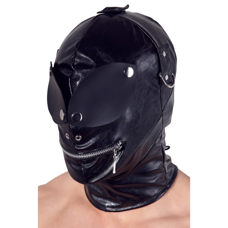 Fetish - variálható gyíkarc maszk (fekete) 26571 termék bemutató kép