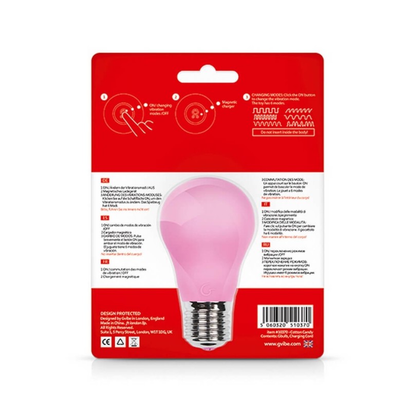 G-Bulb - vibrokörte csiklóvibrátor (pink) 25579 termék bemutató kép