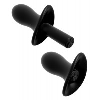 HOOKUP Peek-a-boo - akkus, vibrációs bugyi szett (fekete) 47246 termék bemutató kép