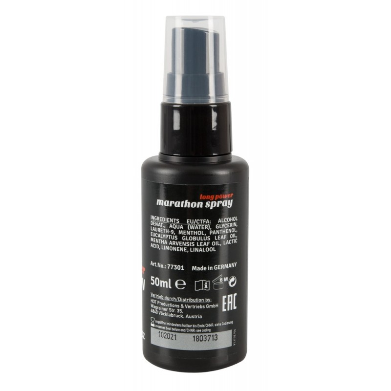 HOT Long Power Marathon - ejakuláció késleltető spray (50ml) 26035 termék bemutató kép