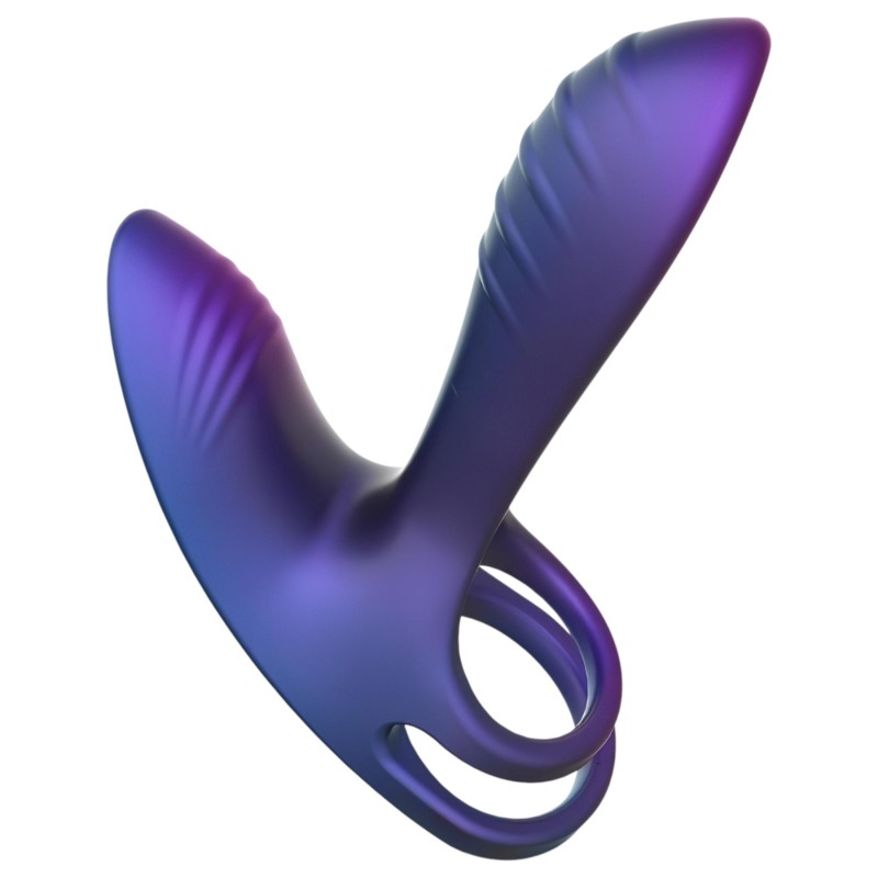 Hueman Infinity Ignite - vibrációs pénisz- és heregyűrű (lila) 117739 termék bemutató kép