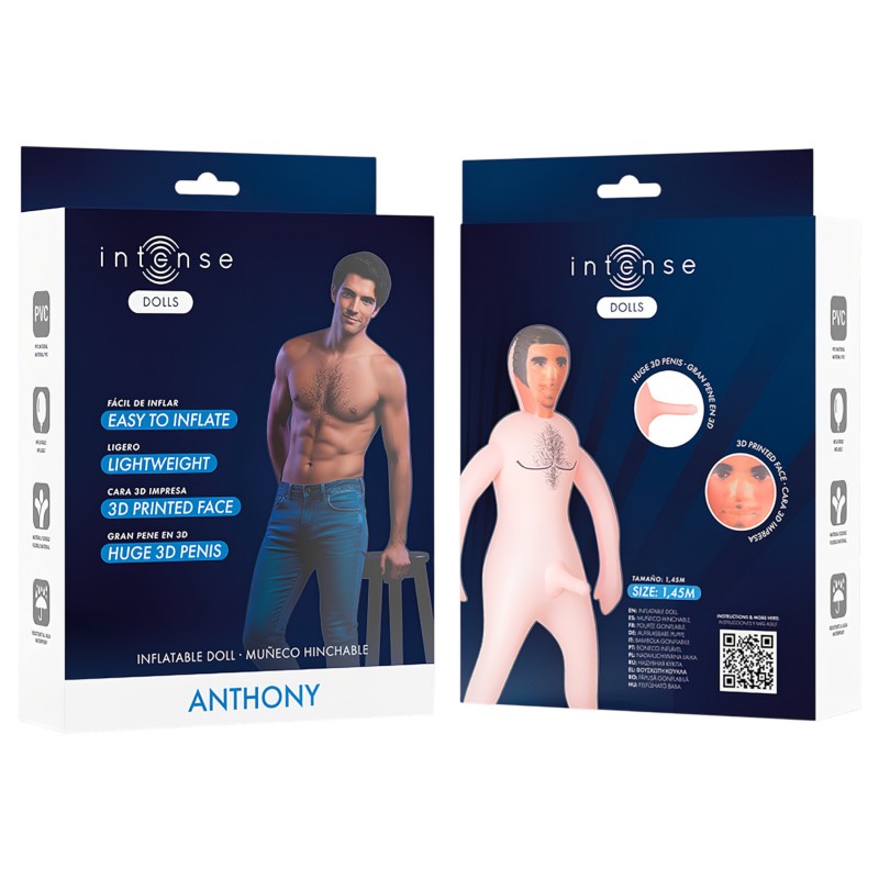Intense Dolls Anthony - felfújható gumiférfi 126987 termék bemutató kép