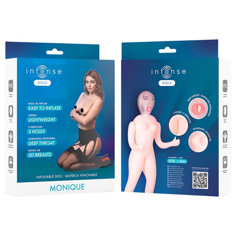 Intense Dolls Monique - felfújható guminő 126983 termék bemutató kép