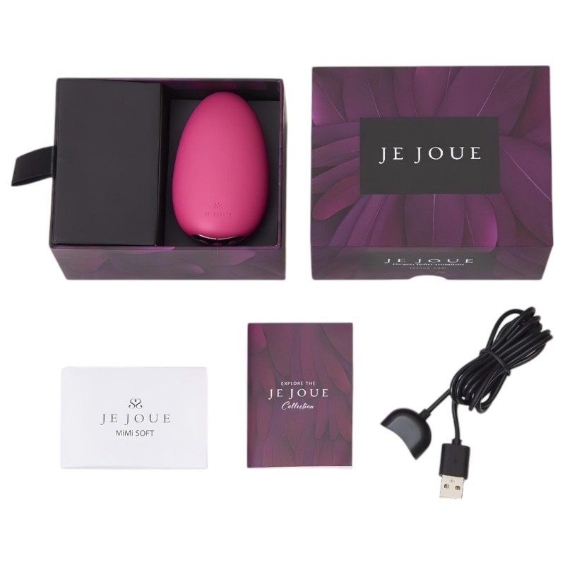 Je Joue Mimi Soft - akkus, vízálló csikló vibrátor (pink) 117389 termék bemutató kép