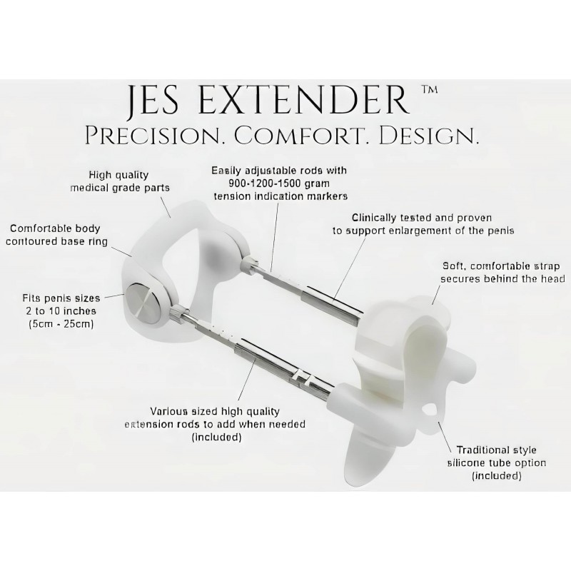 Jes-Extender - Original Standard pénisznövelő készülék (24 cm-ig) 131994 termék bemutató kép