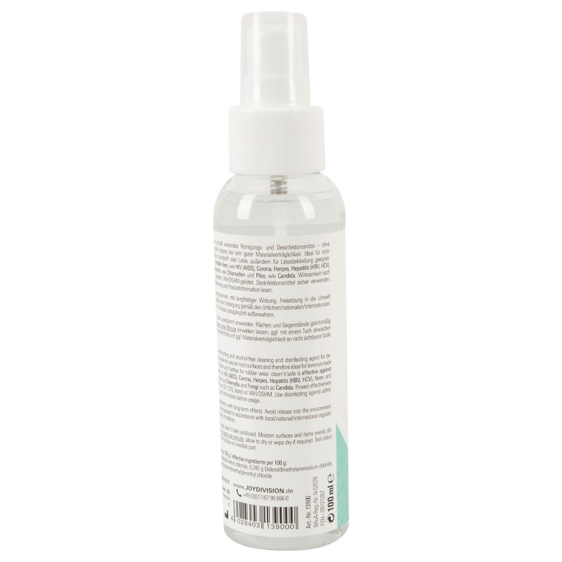 JoyDivision Clean Safe - fertőtlenítő spray (100ml) 104587 termék bemutató kép