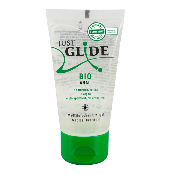 Just Glide Bio ANAL - vízbázisú vegán síkosító (50ml)