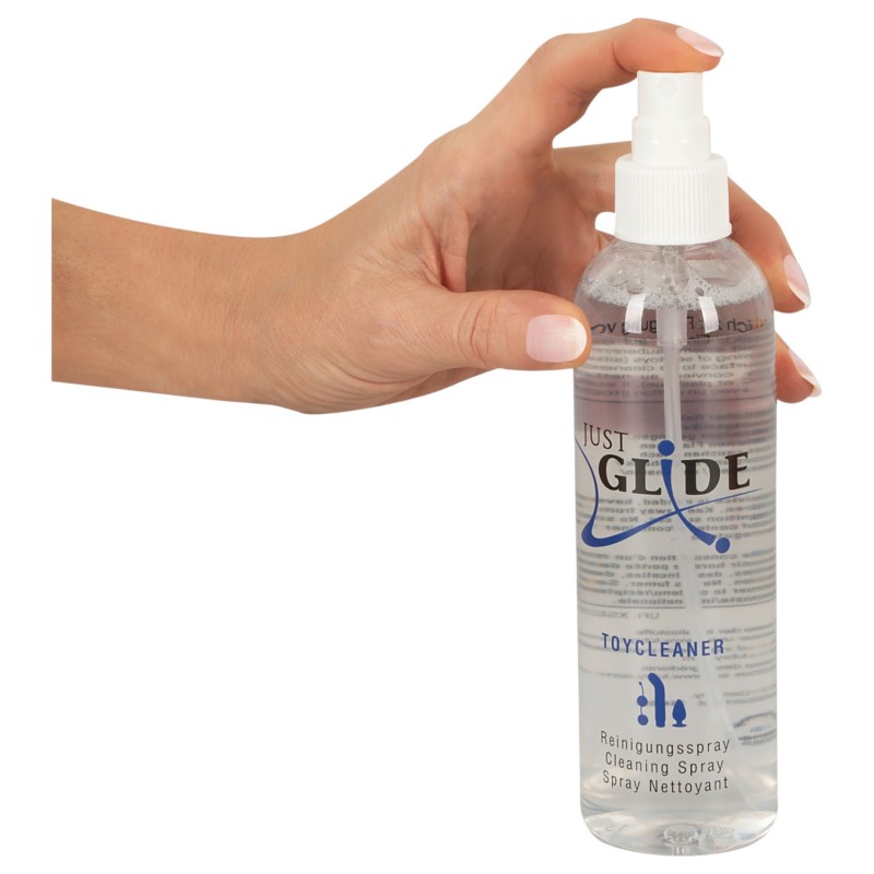 Just Glide - terméktisztító spray szexjátékokhoz (250 ml) 164120 termék bemutató kép