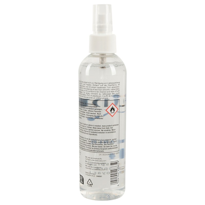 Just Glide - terméktisztító spray szexjátékokhoz (250 ml) 164121 termék bemutató kép