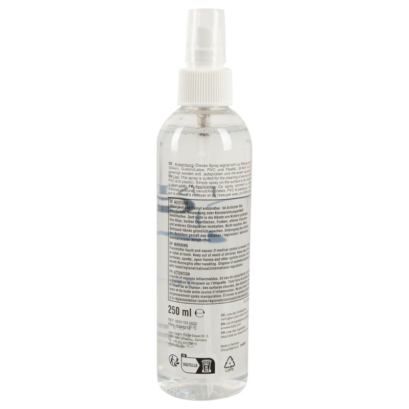 Just Glide - terméktisztító spray szexjátékokhoz (250 ml) 164122 termék bemutató kép