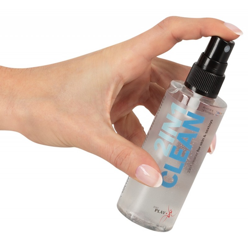 Just Play - 2in1 intim- és termék fertőtlenítő spray (100ml) 64798 termék bemutató kép