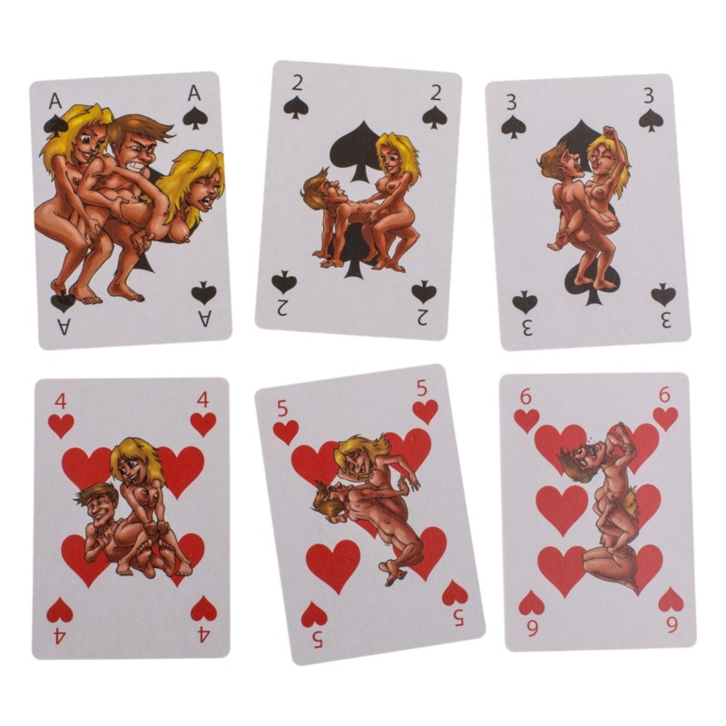 Kama Sutra - mókás francia kártya (54 db) 96350 termék bemutató kép