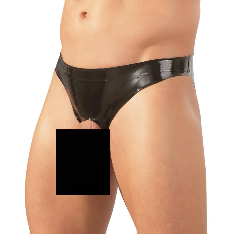 LATEX - showmaster - férfi alsó (fekete) 153050 termék bemutató kép