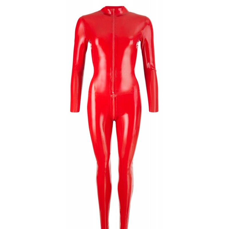 LATEX - hosszúujjú női overál (piros) 47893 termék bemutató kép
