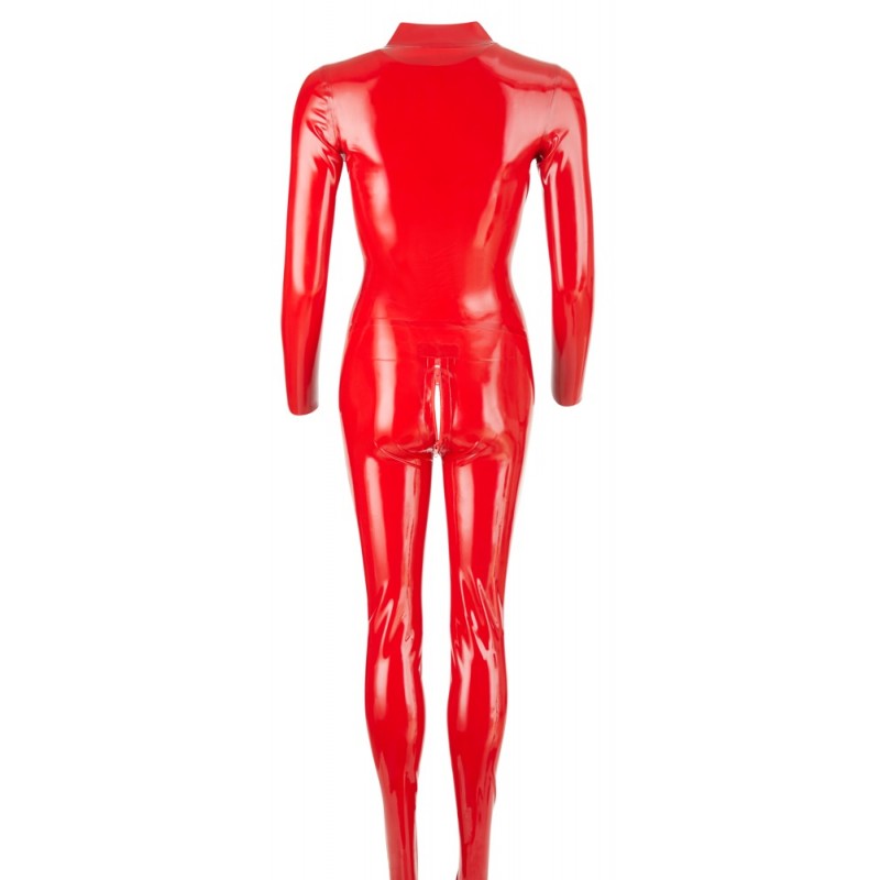 LATEX - hosszúujjú női overál (piros) 47897 termék bemutató kép