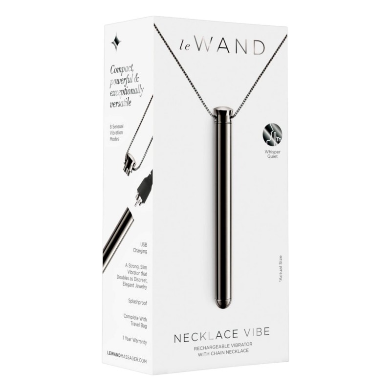 le Wand - luxus vibrátor nyaklánc - (fekete) 95883 termék bemutató kép