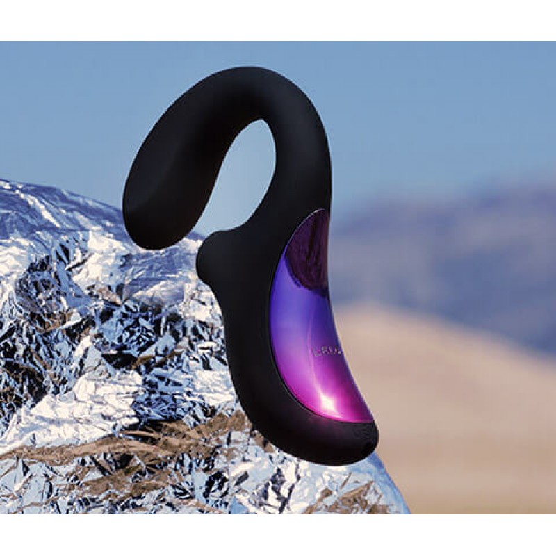 LELO Enigma - akkus, vízálló, 2in1 G-pont vibrátor (fekete) 42700 termék bemutató kép