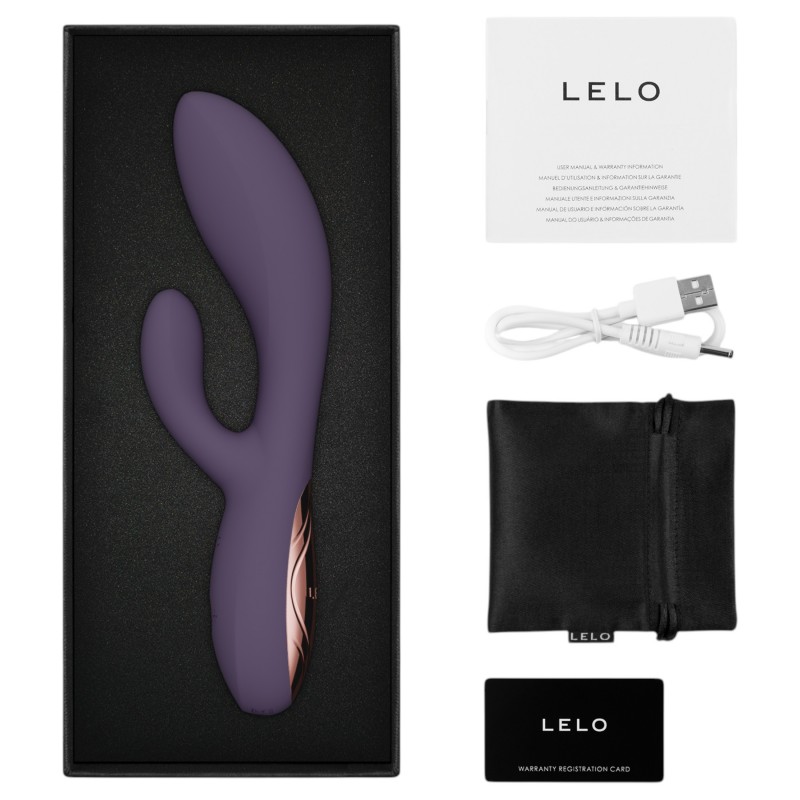 LELO - INA Thrust lökő nyuszivibrátor (lila) 145187 termék bemutató kép