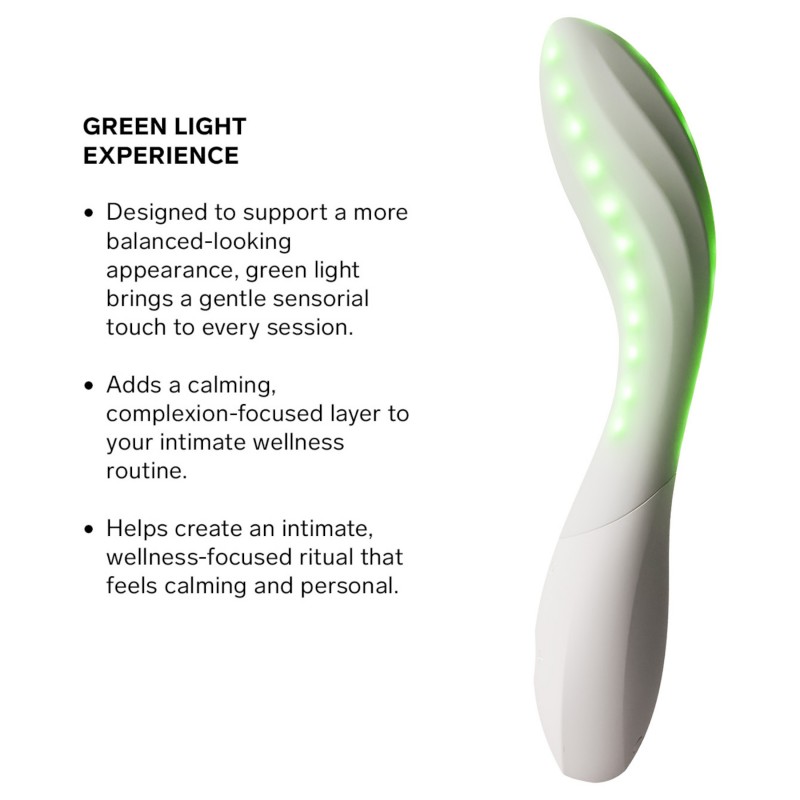 LELO Mona Spectra - okos G-pont vibrátor LED-fénnyel (fehér) 151160 termék bemutató kép