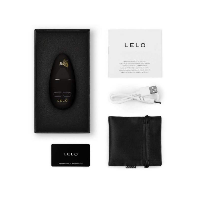 LELO Nea 3 - akkus, vízálló csikló vibrátor (fekete) 77113 termék bemutató kép