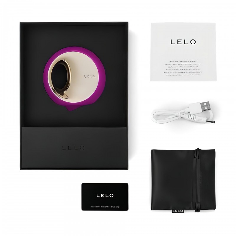 LELO Ora 3 - orálszex szimulátor és csikló vibrátor (lila) 117222 termék bemutató kép