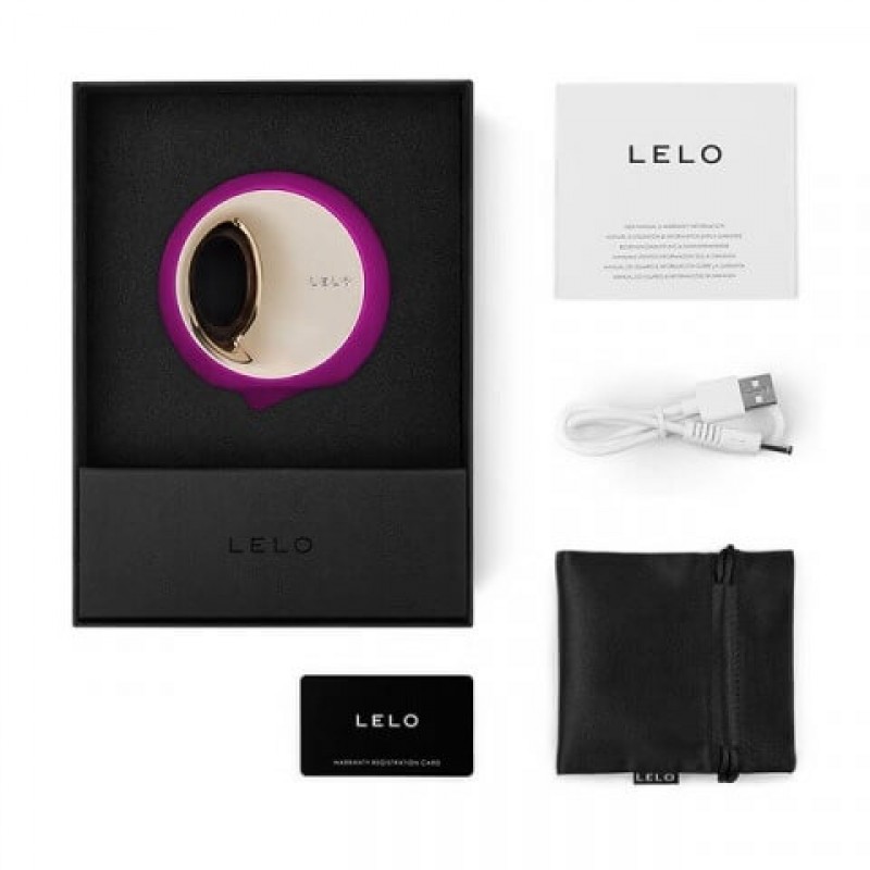 LELO Ora 3 - orálszex szimulátor és csikló vibrátor (lila) 82511 termék bemutató kép