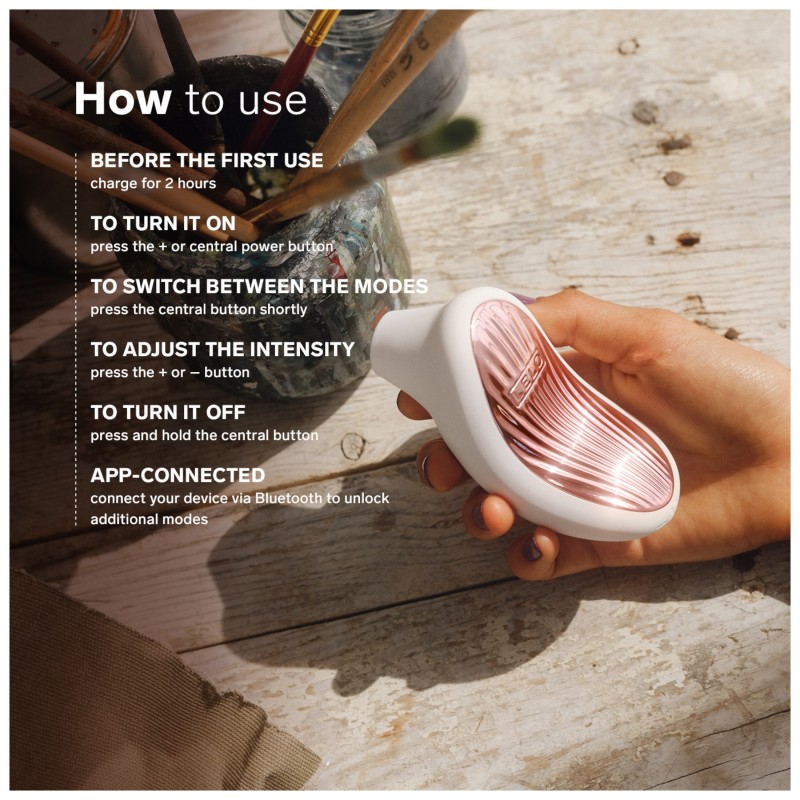 LELO Sona 3 - hanghullámos csiklóizgató (levendula) 126552 termék bemutató kép