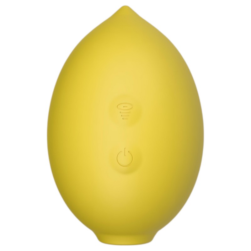 Lemon Squeeze - citrom formájú csiklószívó vibrátor (sárga) 149305 termék bemutató kép