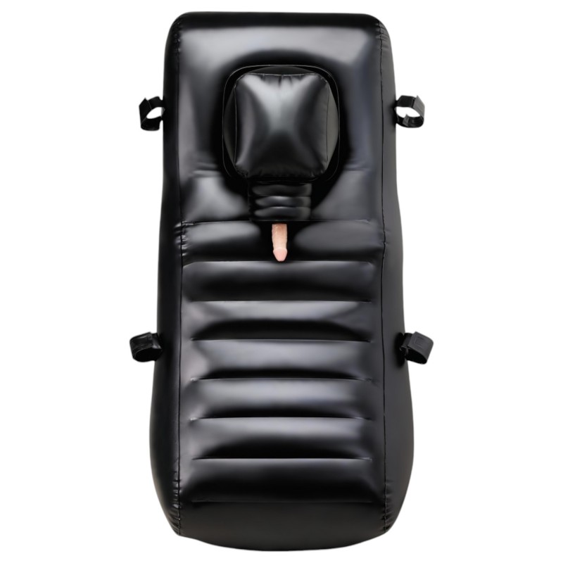 Louisiana Lounger - szexgép beépített vibrátorral (fekete) 105313 termék bemutató kép